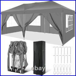 10x20 Pop up Canopy Heavy Duty Party Tent Outdoor Waterproof Commercial Gazebo
