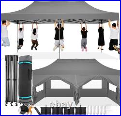 10x20 Pop up Canopy Waterproof Heavy Duty Tent Frame Thickened All Season Gazebo