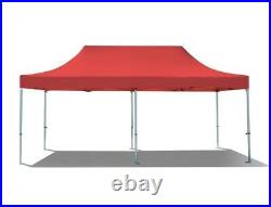 10x20' Speedy Pop Up Canopy Tent Red Instant Commercial Water Resistant Shelter