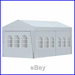 10x20 White Heavy Duty Portable Garage Carport Car Shelter Outdoor Canopy Tent