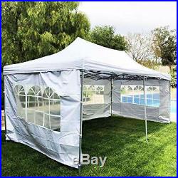 10x20 ft EZ Instant Pop up Canopy Carport, Party Tent Folding Heavy Duty Gazebo