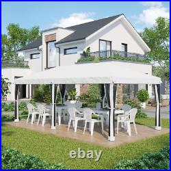 10x20 ft EZ Pop Up Canopy Party Tent Outdoor Garden Patio Instant Sun Shelter