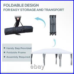 10x20 ft EZ Pop Up Canopy Party Tent Outdoor Garden Patio Instant Sun Shelter