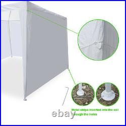 10x20 ft Gazebo Party Tent Event Outdoor Pavilion Canopy With Full Side Walls