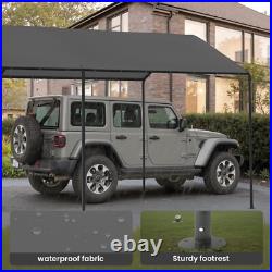 10x20 ft Heavy Duty Carport Potable Canopy Garage Party Tent with All-Season Tarp
