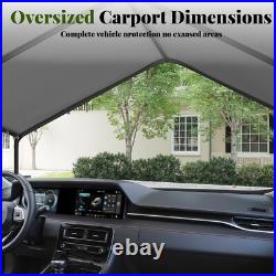 10x20 ft Heavy Duty Carport Potable Canopy Garage Party Tent with All-Season Tarp