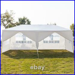 10x20 ft Heavy Duty Party Tent PE Gazebo Wedding Canopy Outdoor Wateroof White