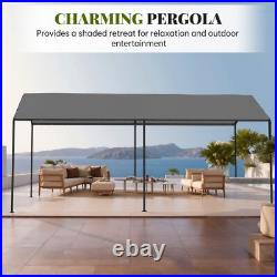 10x20FT Carport Canopy Heavy Duty Waterproof & UV Protected, All Weather Canopy