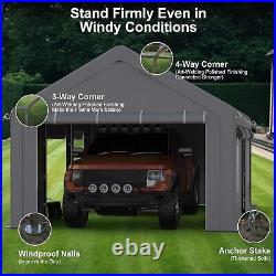 10x20FT Carport, Heavy Duty Carport for Pickup Truck Boat SUV 127.87 Pounds