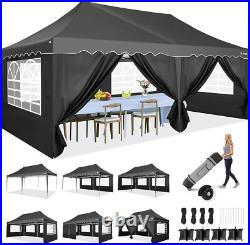 10x20FT Heavy Duty Pop Up Canopy Commercial Tent Waterproof Car Gazebo Outdoor##