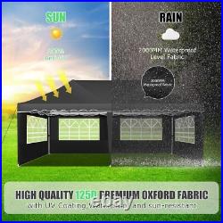 10x20FT Heavy Duty Pop Up Canopy Commercial Tent Waterproof Car Gazebo Outdoor##