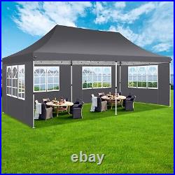 10x20FT Pop UP Wedding Party Tent Waterproof Gazebo Canopy Heavy Duty Outdoor