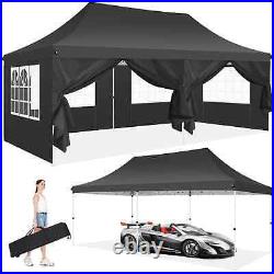 10x20FT Pop Up Canopy Tent Waterproof Gazebo Wedding Party Event Shelter Outdoor