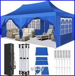 10x20FT Pop Up Canopy Wedding Commercial Heavy Duty Party Tent Gazebo Sidewalls