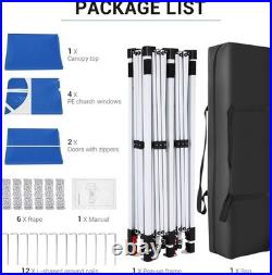 10x20FT Pop Up Canopy Wedding Commercial Heavy Duty Party Tent Gazebo Sidewalls
