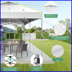 10x20FT Pop Up Canopy with 6 Sidewalls Waterproof Commercial Party Wedding Tent