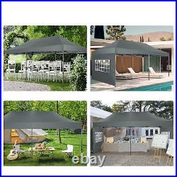 10x20FT Pop-up Canopy, Heavy Duty Commercial Instant Tent Shelter Party Gazebo US