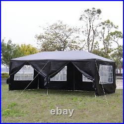 10x20Ft Heavy Duty Pop Up Canopy Waterproof Gazebo Outdoor Wedding Party Tent