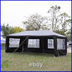 10x20Ft Heavy Duty Pop Up Canopy Waterproof Gazebo Outdoor Wedding Party Tent