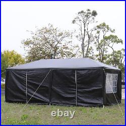 10x20Ft Heavy Duty Pop Up Canopy Waterproof Gazebo Outdoor Wedding Party Tent