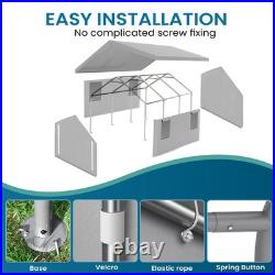 10x20ft Heavy Duty Carport Canopy Potable Garage Party Tent Shelter Storage Shed