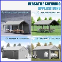 10x20ft Heavy Duty Carport Canopy Potable Garage Party Tent Shelter Storage Shed