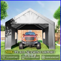 10x20ft Heavy Duty Carport Canopy Potable Garage Party Tent Shelter Storage Shed 10x20ft Heavy Duty Carport Canopy Potable Garage Party Tent Shelter Storage Shed