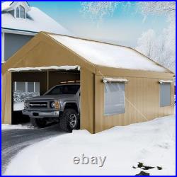 10x20ft Heavy Duty Carport Canopy Potable Garage Shelter Storage Shed Party Tent
