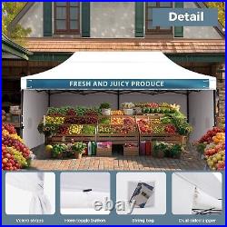 10x20ft Heavy Duty Pop Up Canopy Party Tent Waterproof Gazebo Outdoor Wedding