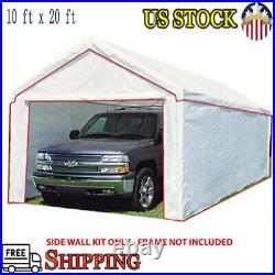 10x20ft Outdoor Carport Heavy Duty Car Shelter Canopy Cover Shed Portable Garden
