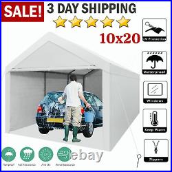 10x20ft Outdoor Heavy Duty Snow Carport Canopy Garage Car Shelter Portable Tent@