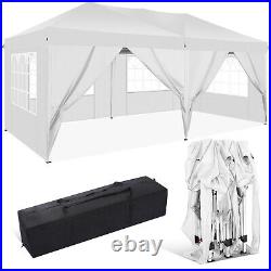 10x20ft Outdoor Wedding Pop Up Canopy Heavy Duty Instant Party Tent Gazebo