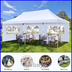 10x20ft Pop Up Canopy Heavy Duty Commercial Instant Tent Waterproof Party Gazebo