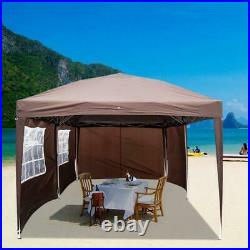 10x20ft Pop Up Canopy Outdoor Gazebo Wedding Party Canopy Tent with 4 Sidewalls