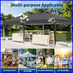 10x20ft Pop Up Canopy Tent Gazebo Shelter Outdoor Party Wedding Patio Carry Bag