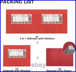 10x20ft Pop Up Canopy Tent With Sidewalls Outdoor Canopy Beach Tent Easy Set up