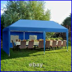 10x20ft Pop Up Canopy Tent with 6 Side Walls Instant Shade for Parties Beach
