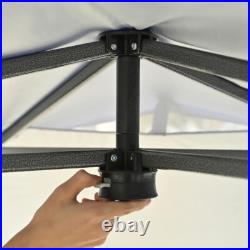 10x20ft Pop Up Canopy with Sidewalls & Wheeled Bag Canopy Tent for Backyard Party