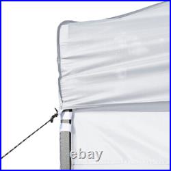 10x20ft Pop Up Canopy with Sidewalls & Wheeled Bag Canopy Tent for Backyard Party