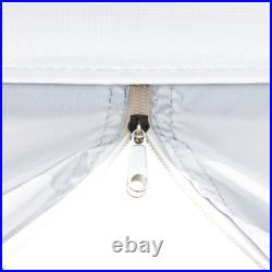 10x20ft Pop Up Canopy with Sidewalls & Wheeled Bag Canopy Tent for Backyard Party