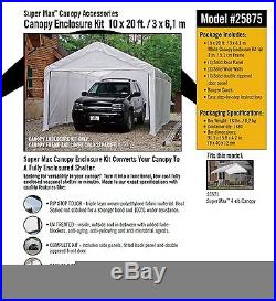 10x20x8 ShelterLogic 8 Leg Commercial Grade Canopy Carport Party Tent 23571