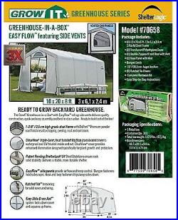 10x20x8 ShelterLogic Organic Greenhouse Outdoor Grow Gardening Portable 70658