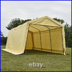 10x20x8FT Carport Canopy Shade Tent Auto Shelter Storage Shed Garage Steel Frame