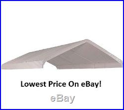10x20x9'6 ShelterLogic Replacement Canopy Top Cover for 2 Frame White 11072