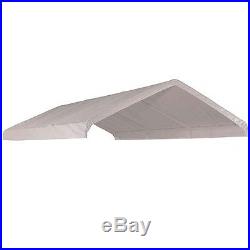 10x20x9'6 ShelterLogic Replacement Canopy Top Cover for 2 Frame White 11072
