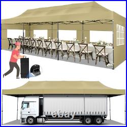 10x30'10' Heavy Duty Pop Up Canopy Commercial Tent Waterproof Gazebo Outdoor