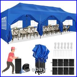 10x30'10' Heavy Duty Pop Up Canopy Commercial Tent Waterproof Gazebo Outdoor