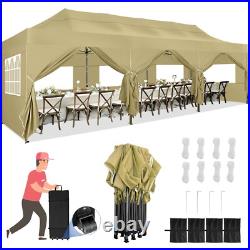 10x30'10' Heavy Duty Pop Up Canopy Commercial Tent Waterproof Gazebo Outdoor