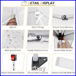 10x30'10' Heavy Duty Pop Up Canopy Commercial Tent Waterproof Gazebo Outdoor