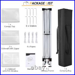 10x30'10' Heavy Duty Pop Up Canopy Commercial Tent Waterproof Gazebo Outdoor